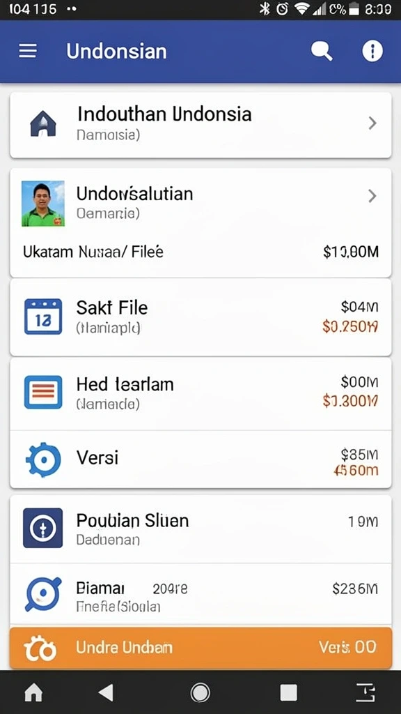 Tampilan antarmuka yang intuitif dan menarik.