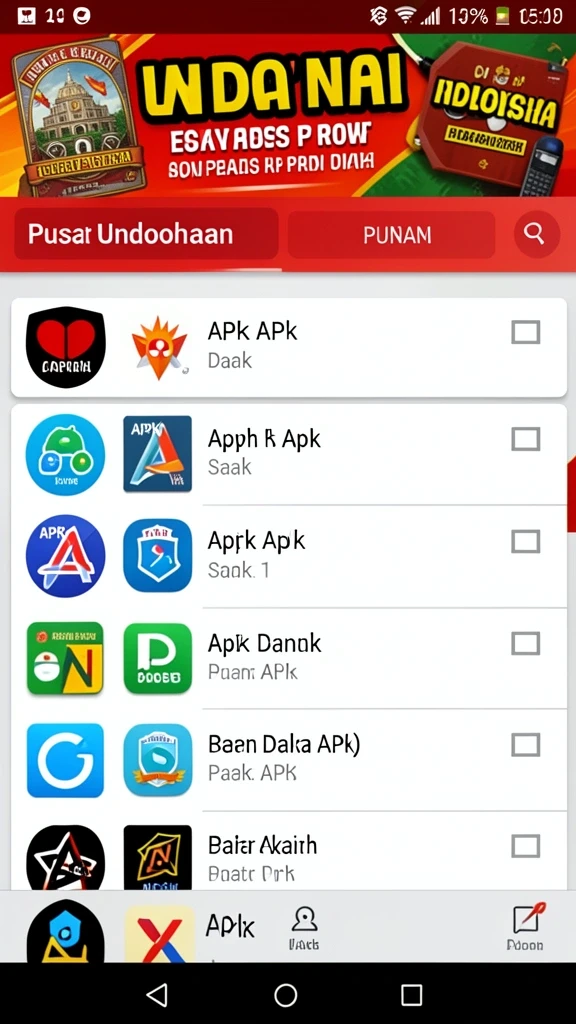 Grafis yang colorful dan menarik perhatian.