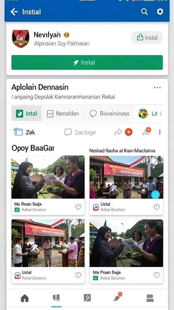 Fitur komunitas untuk berinteraksi dengan pemain lain.