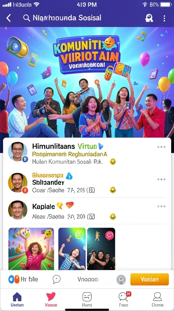 Fitur kompetisi yang membuat permainan lebih seru.