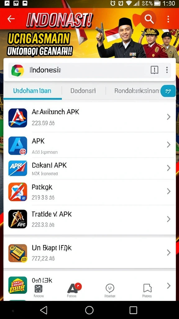 Tampilan antarmuka aplikasi yang modern dan ramah pengguna.