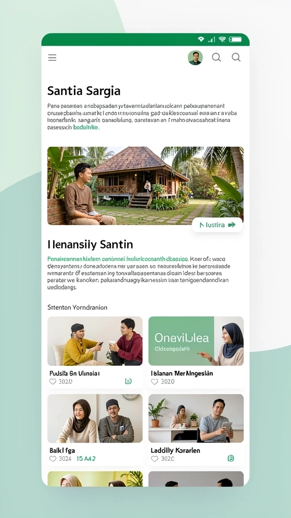 Tampilan antarmuka yang ramah pengguna.