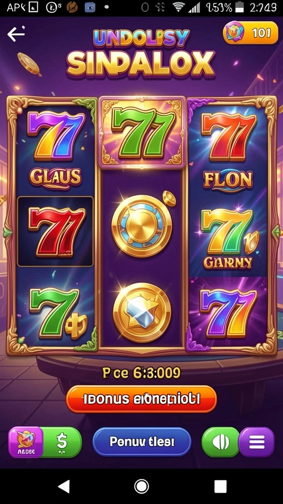 Tampilan dunia fantastis yang penuh warna dan detail.