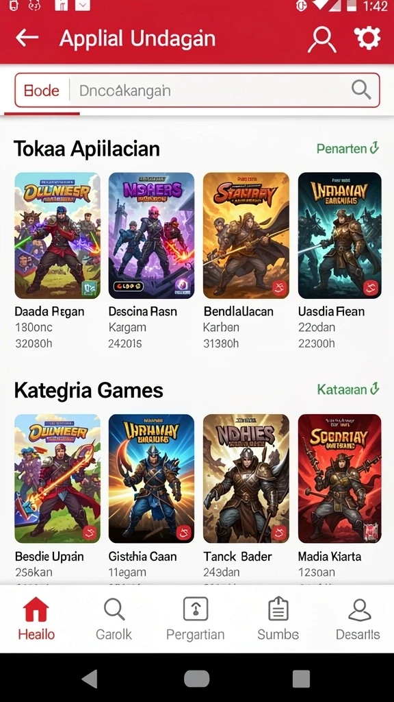 Level yang penuh tantangan dan petualangan seru.