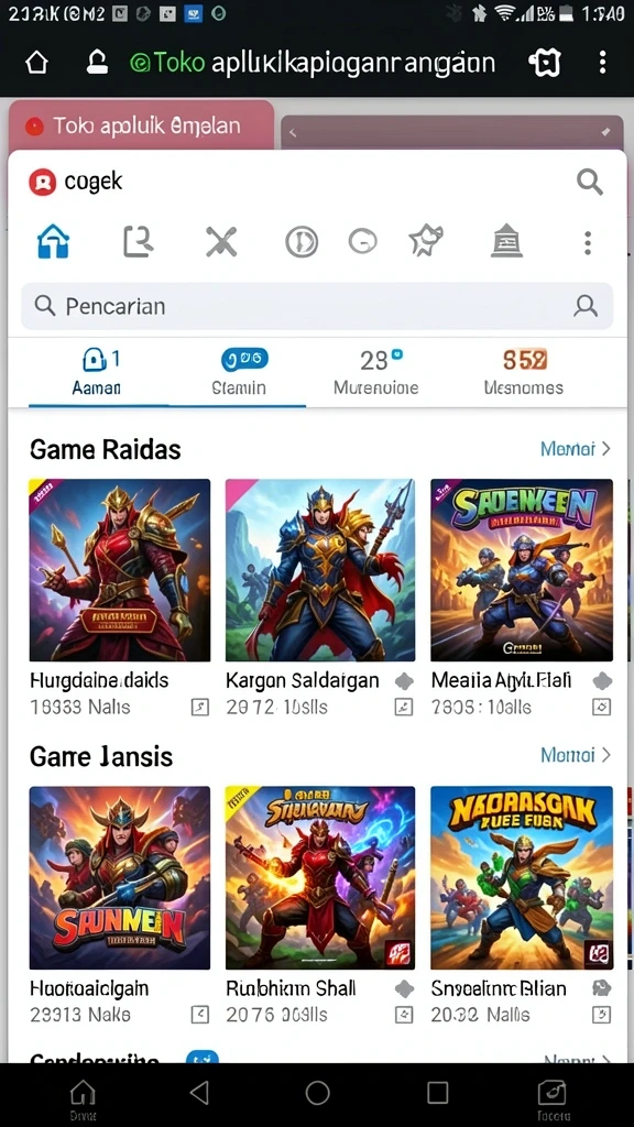 Screenshot event yang sedang berlangsung di dalam game.