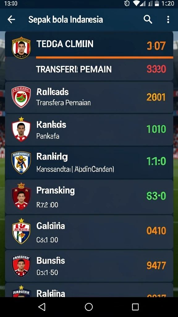 Screenshot aplikasi GARCO200 tampak menarik dan penuh warna.
