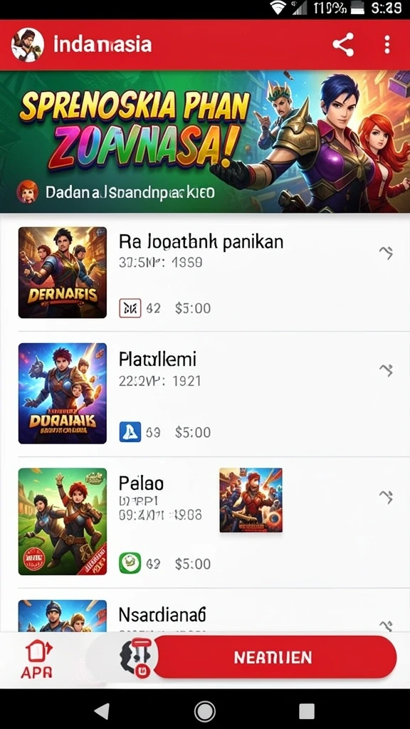 Karakter berbagai pilihan dengan kemampuan unik.