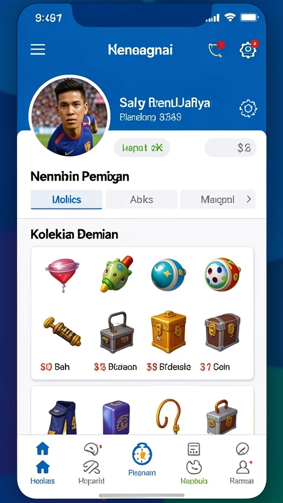 Tampilan antarmuka HOKIBET yang bersih dan menarik.