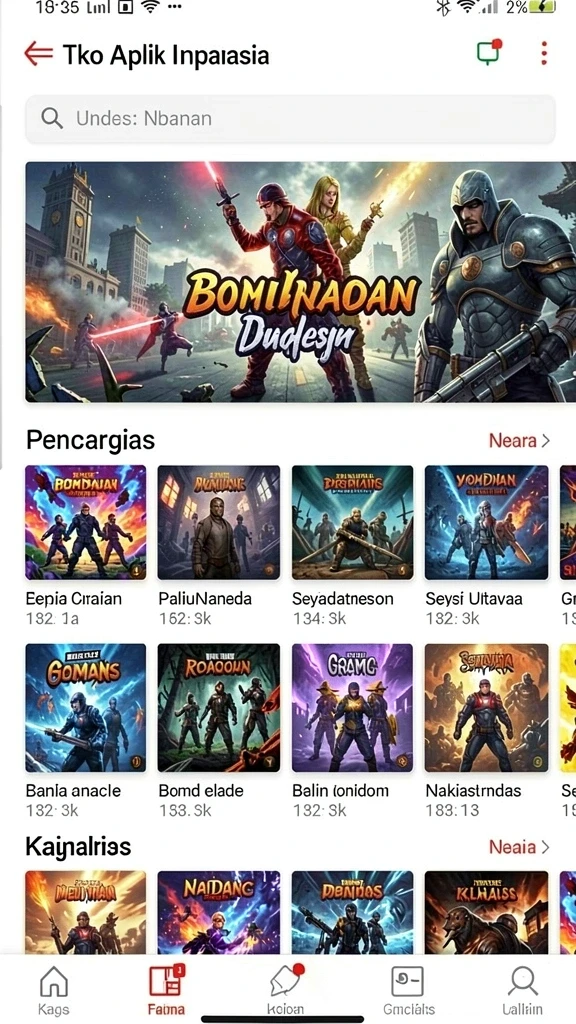 Tampilan antarmuka yang mudah dinavigasi.