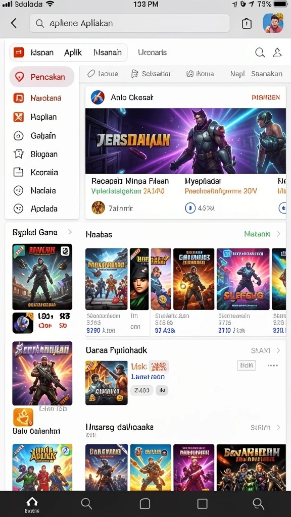 Mode turnamen yang seru dan kompetitif.