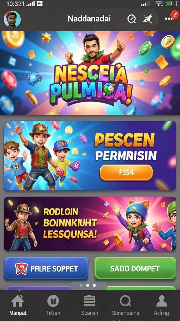 Beragam permainan slot yang mengasyikkan.