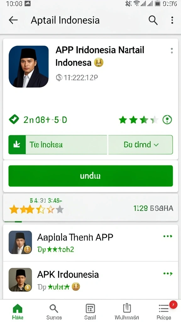 Tampilan awal aplikasi JOS77 yang menarik.