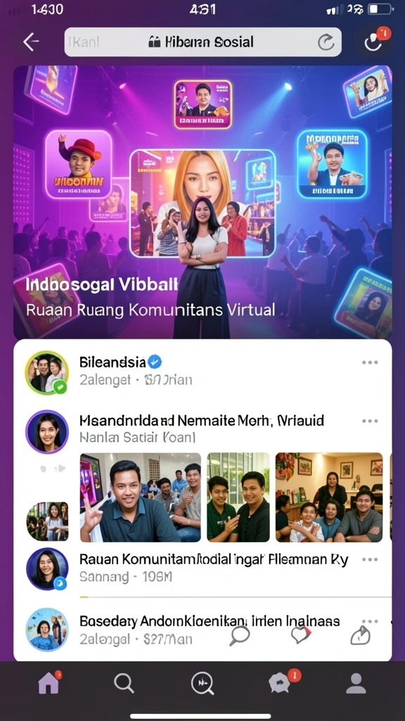 Screenshot fitur item dan reward yang bervariasi.