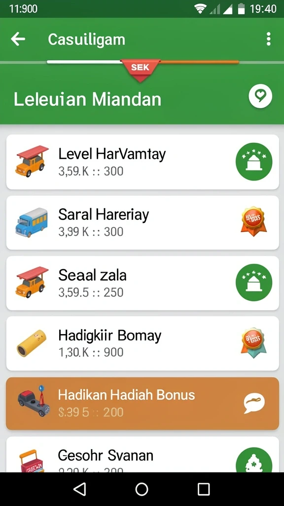 Tampilan antarmuka yang user-friendly.