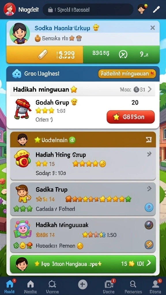 Grafis yang memukau, membuat pengalaman bermain semakin seru.