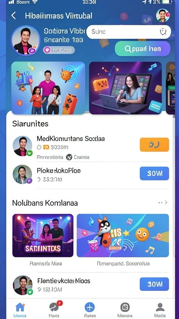 Interaksi sosial yang menyenangkan dengan pemain lain.