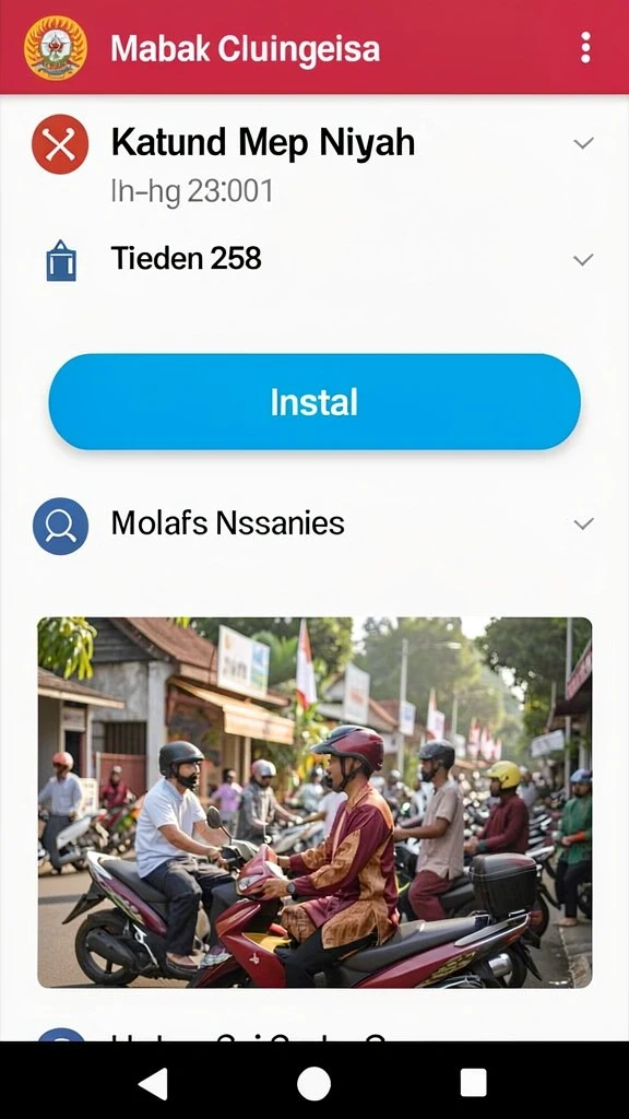 Tampilan antarmuka yang intuitif dan mudah dipahami.