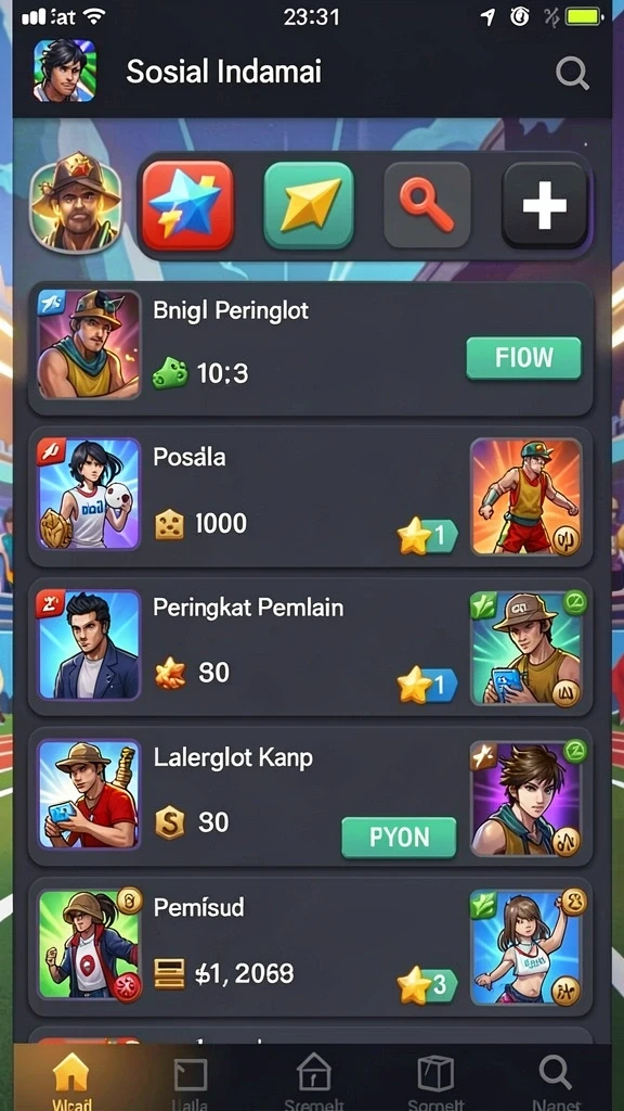Berbagai mode permainan untuk pengalaman bermain yang beragam.