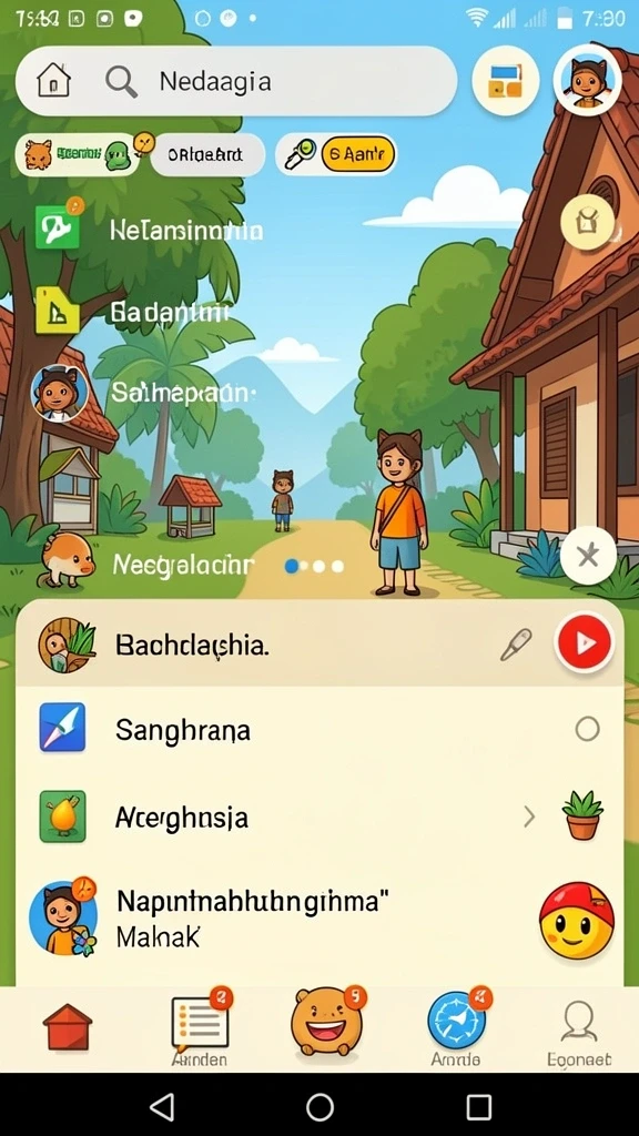 Tampilan antarmuka yang ramah pengguna.