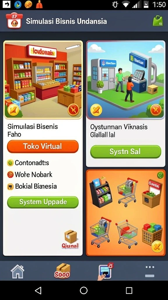 Screenshot yang menunjukkan pemandangan indah dalam game.