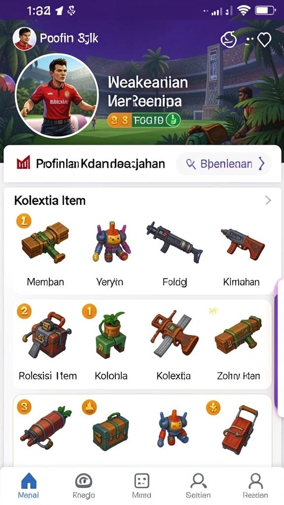 Mode permainan yang beragam dan seru.