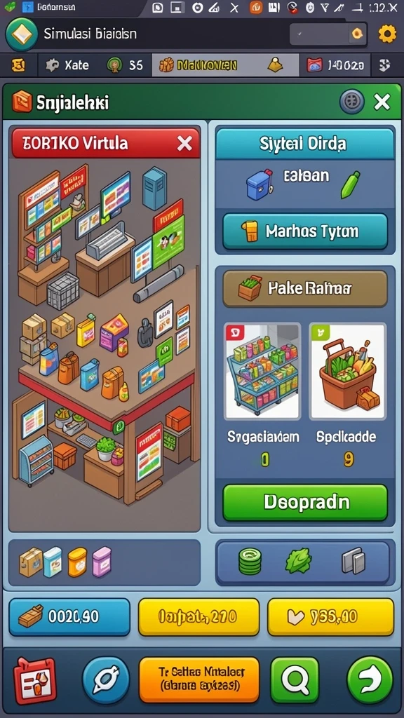 Tampilan grafik yang memukau dalam game.