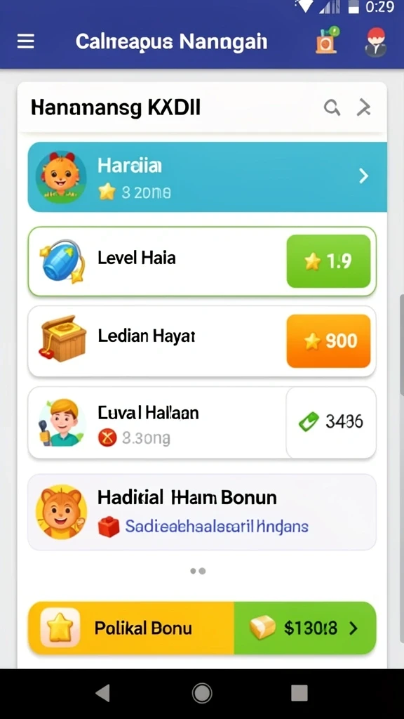 Tampilan antarmuka pengguna yang modern dan intuitif.