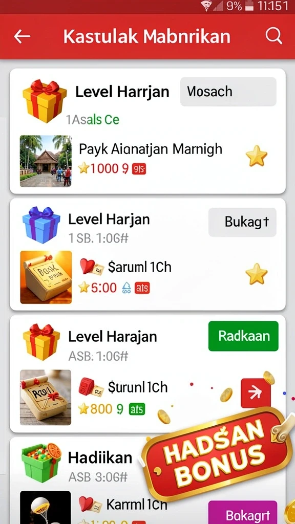 Karakter-karakter unik yang dapat dipilih sesuai gaya bermain.